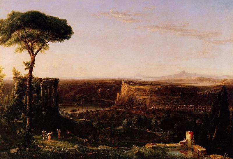 Thomas Cole Italian Scene, Composition oil painting image